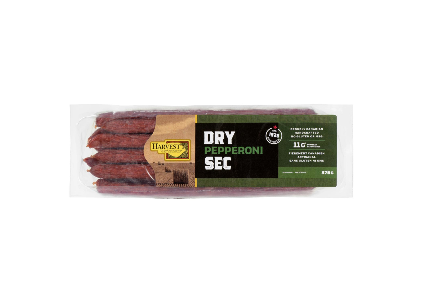 Dry Pepperoni Sticks 375g Harvest Meats
